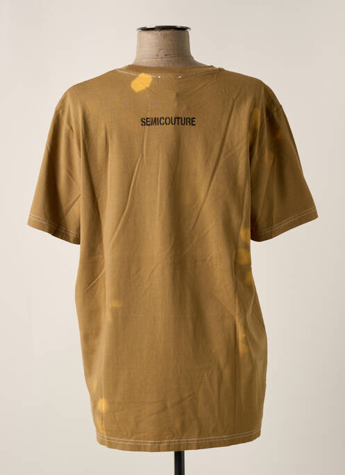 Tricou maro SEMICOUTURE femeie