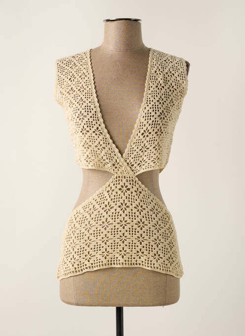 Top bej STELLA PARDO femeie