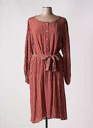 Rochie midi maro DIEGA femeie