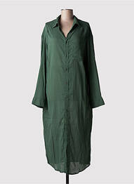 Rochie lungă mâneci lungi mâneci lungi verde LAURENCE BRAS femme