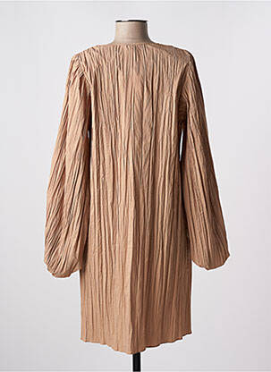 Rochie midi mâneci lungi mâneci lungi bej BY MALENE BIRGER femeie