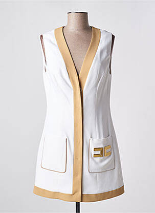 Rochie scurtă fără mâneci fără mâneci alb ELISABETTA FRANCHI femeie