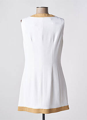 Rochie scurtă fără mâneci fără mâneci alb ELISABETTA FRANCHI femeie