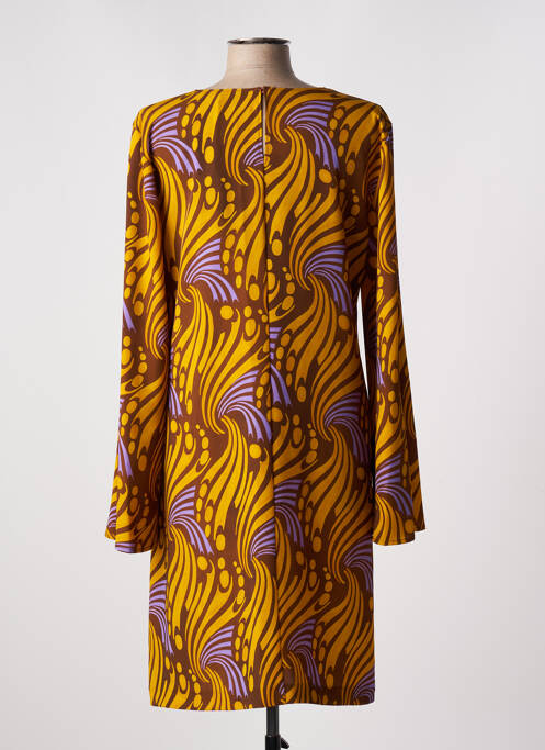 Rochie midi maro MALIPARMI femeie