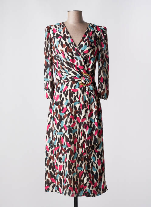 Rochie midi bej ELISABETTA FRANCHI femeie