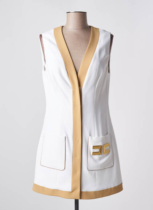 Rochie scurtă alb ELISABETTA FRANCHI femeie