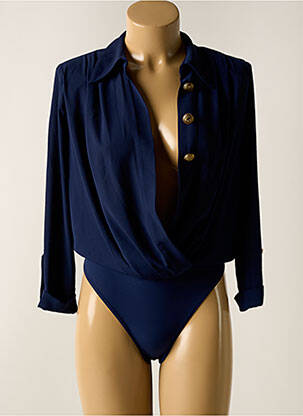 Body mâneci lungi albastru ELISABETTA FRANCHI femeie