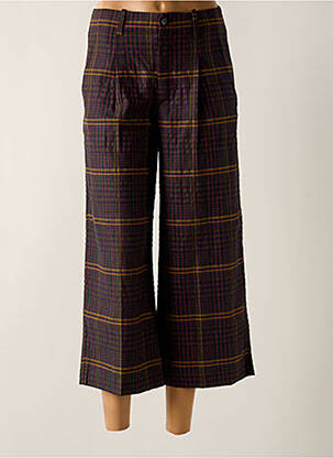 Pantalon 7/8 țesătură poplin mărime normală violet ATTIC AND BARN femeie