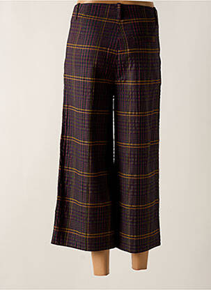 Pantalon 7/8 țesătură poplin mărime normală violet ATTIC AND BARN femeie