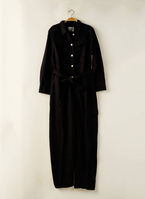 Salopetă-pantalon închidere cu nasturi pe față mâneci lungi negru ESSENTIEL ANTWERP femme