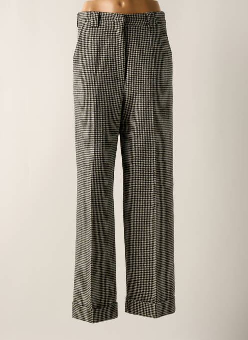 Pantalon chino închidere cu fermoar sub clapetă cu nasturi mărime normală negru LAURENCE BRAS femme