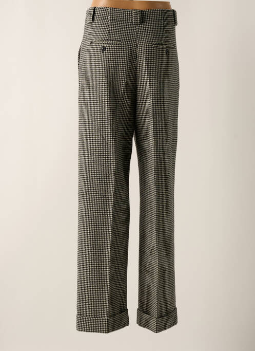 Pantalon chino închidere cu fermoar sub clapetă cu nasturi mărime normală negru LAURENCE BRAS femme