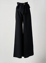 Pantalon evazat talie elastică negru ELISABETTA FRANCHI femeie