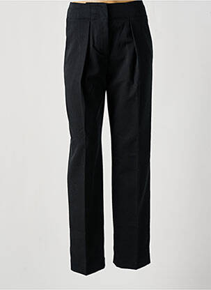 Pantalon drept țesătură crep talie înaltă negru BY MALENE BIRGER femeie