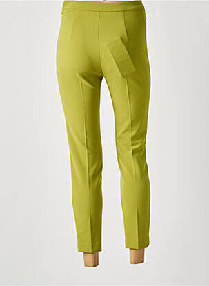 Pantalon 7/8 talie înaltă talie înaltă verde ELISABETTA FRANCHI femeie