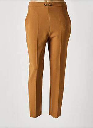 Pantalon chino buzunare talie înaltă maro ELISABETTA FRANCHI femeie