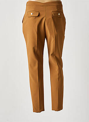 Pantalon chino buzunare talie înaltă maro ELISABETTA FRANCHI femeie