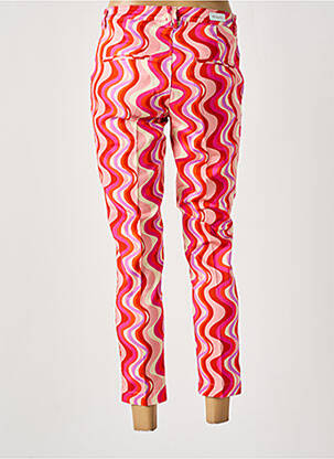 Pantalon chino talie joasă talie joasă roz MAYJUNE femeie