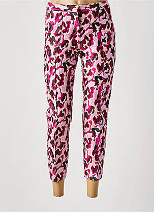Pantalon chino țesătură poplin mărime normală violet BY MALENE BIRGER femeie