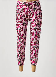 Pantalon chino țesătură poplin mărime normală violet BY MALENE BIRGER femeie