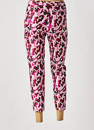 Pantalon chino țesătură poplin mărime normală violet BY MALENE BIRGER femeie