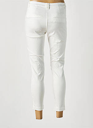 Pantalon chino talie joasă talie joasă alb MAYJUNE femeie