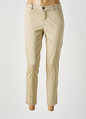 Pantalon chino talie joasă talie joasă bej MAYJUNE femeie