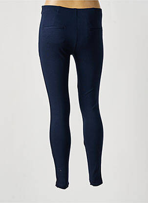 Jegging broderie galoni laterali talie înaltă albastru SET femeie