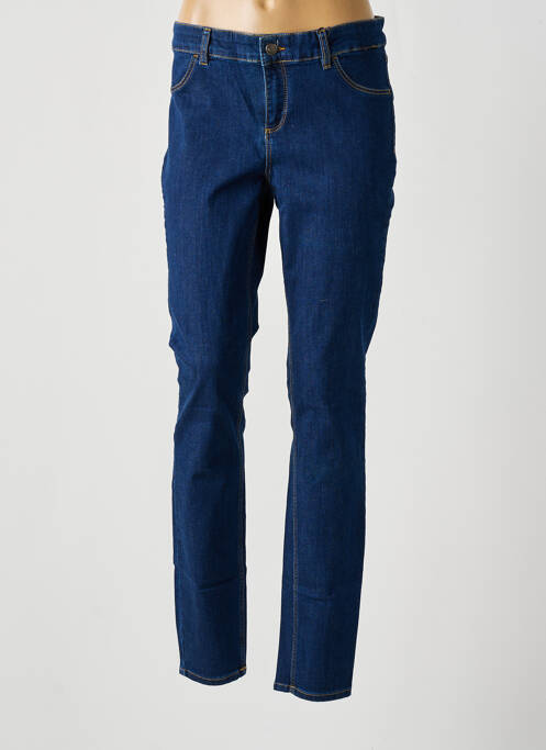 Blugi cu croială slim talie joasă talie joasă albastru SET femme