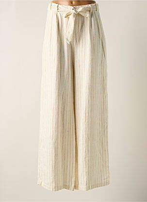 Pantalon larg bej MES DEMOISELLES...PARIS femeie