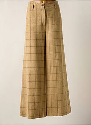 Pantalon evazat bej DIEGA femeie