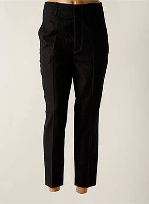 Pantalon 7/8 talie înaltă talie înaltă negru SET femeie