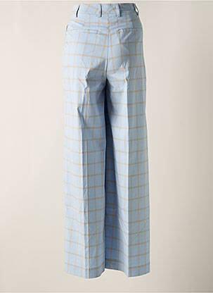 Pantalon evazat talie cu cleme talie înaltă albastru ESSENTIEL ANTWERP femeie