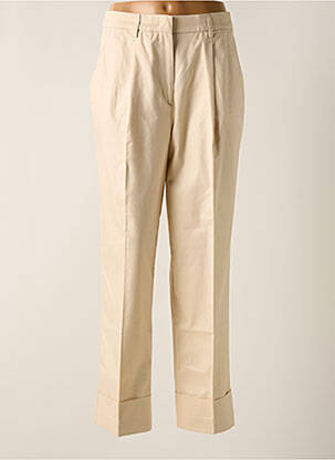 Pantalon drept croială morcov bej ESSENTIEL ANTWERP femeie