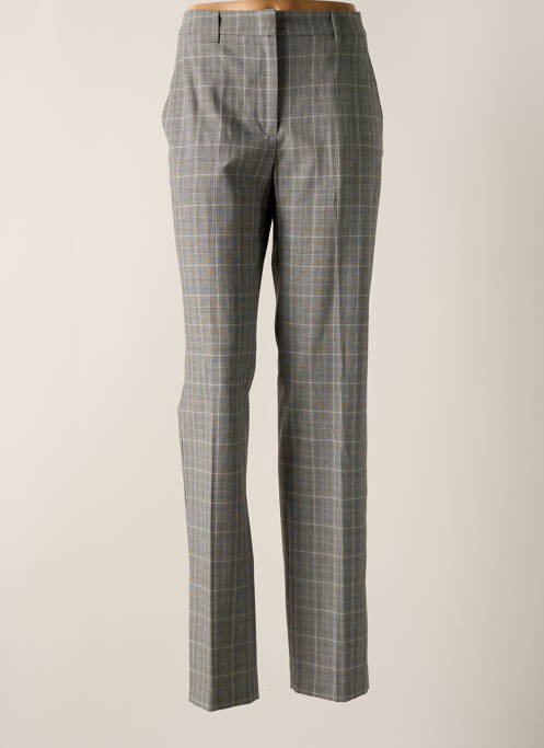 Pantalon chino talie cu cleme talie înaltă gri ESSENTIEL ANTWERP femme