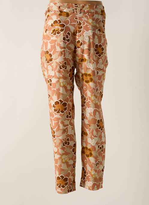 Pantalon drept roz MY SUNDAY MORNING femeie