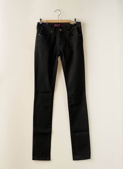 Blugi cu croială slim negru W femeie