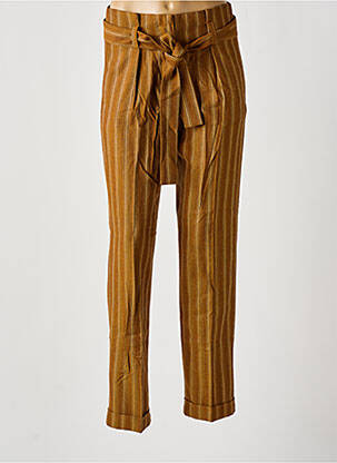 Pantalon drept galben VALENTINE GAUTHIER femeie