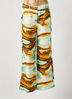 Pantalon larg verde VALENTINE GAUTHIER femeie