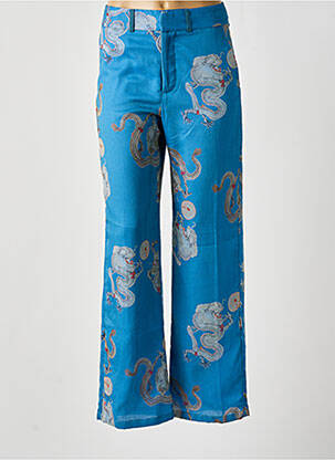 Pantalon evazat albastru VALENTINE GAUTHIER femeie