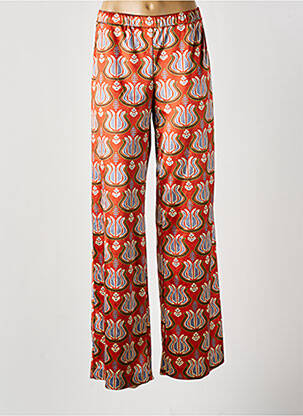 Pantalon evazat portocaliu NIU femeie