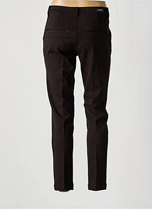 Pantalon chino închidere cu fermoar sub clapetă cu nasturi mărime normală negru MAYJUNE femeie