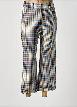 Pantalon 7/8 talie înaltă talie înaltă albastru MOMONI femeie