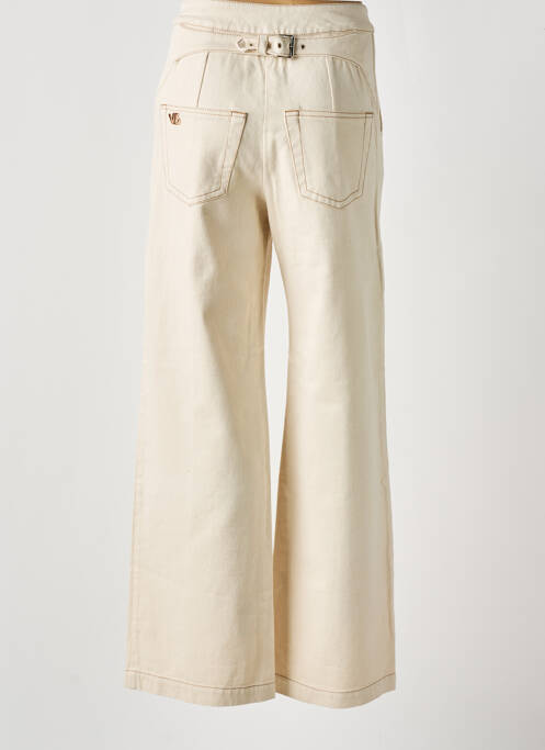 Blugi cu croială evazată bej VALENTINE GAUTHIER femeie