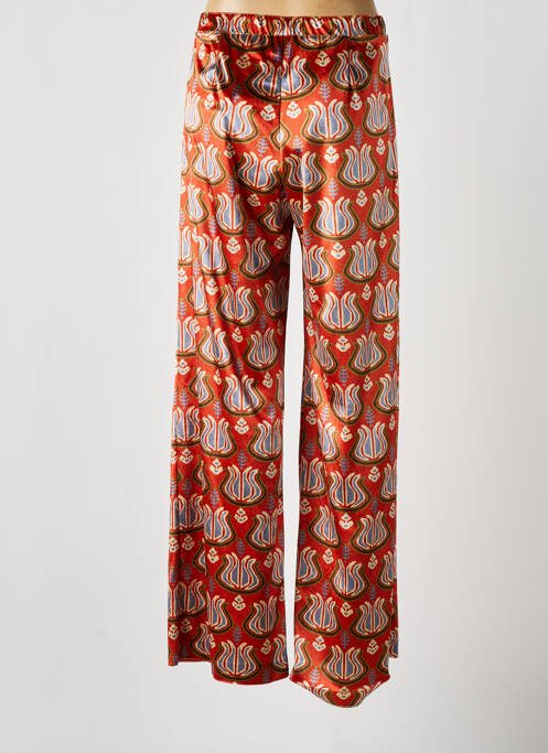 Pantalon evazat portocaliu NIU femeie