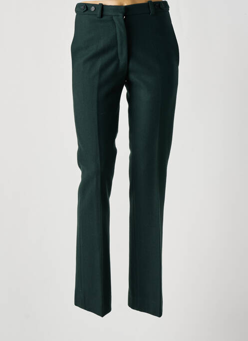 Pantalon slim verde LAURENCE BRAS femeie