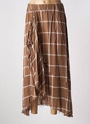 Fustă lungă maro DIEGA femeie