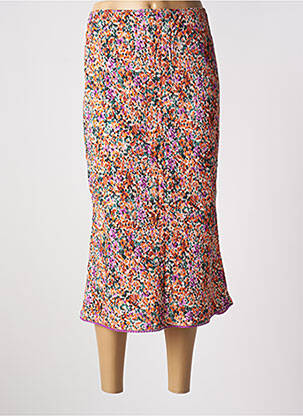 Fustă midi portocaliu SET femeie