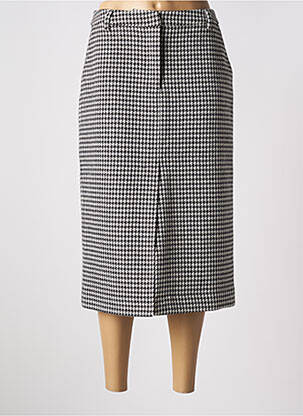 Fustă midi talie cu cleme negru ESSENTIEL ANTWERP femeie