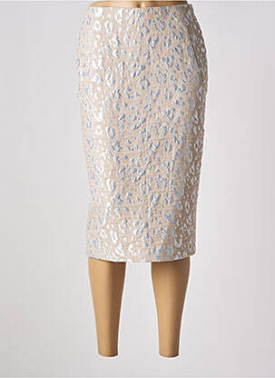 Fustă midi bej SEMICOUTURE femeie